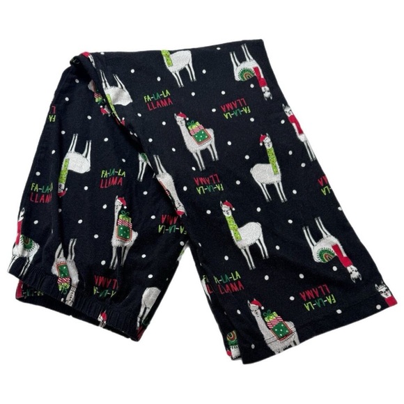 Llama Print Pajamas - Black size 2X - Picture 3 of 5